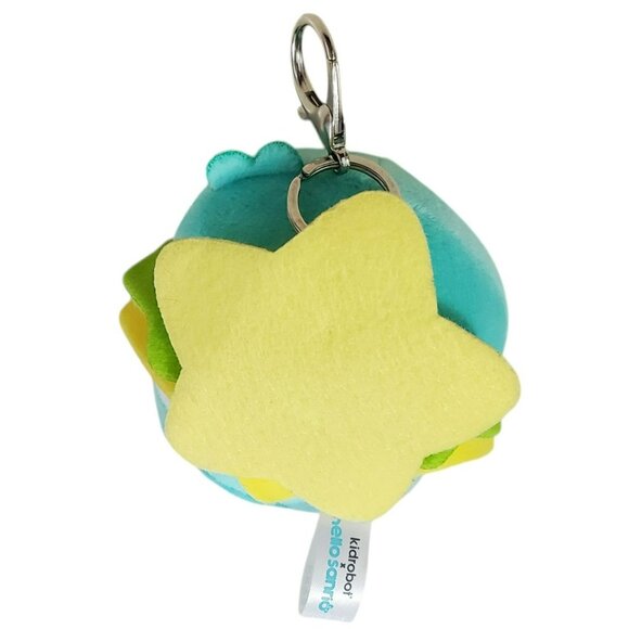 Sanrio Plush Burger Charm Clip Kidrobot Jacket Backpack Zipper Pull Key KiKi - Picture 3 of 9